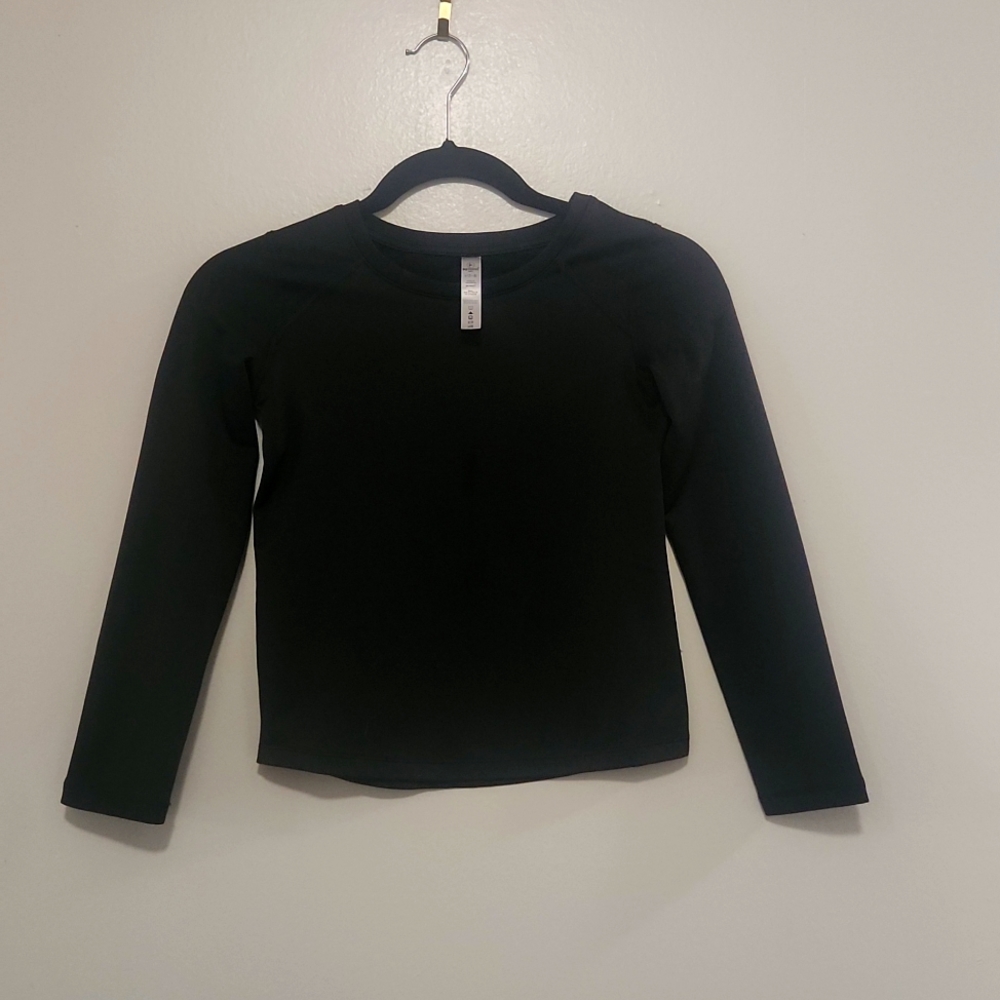 Girls Black long sleeve SZ. 7/8